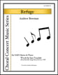 Refuge Three-Part Mixed choral sheet music cover